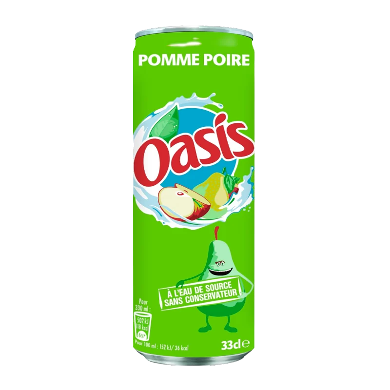 Oasis Pomme Poire 33cl grossiste DisFly